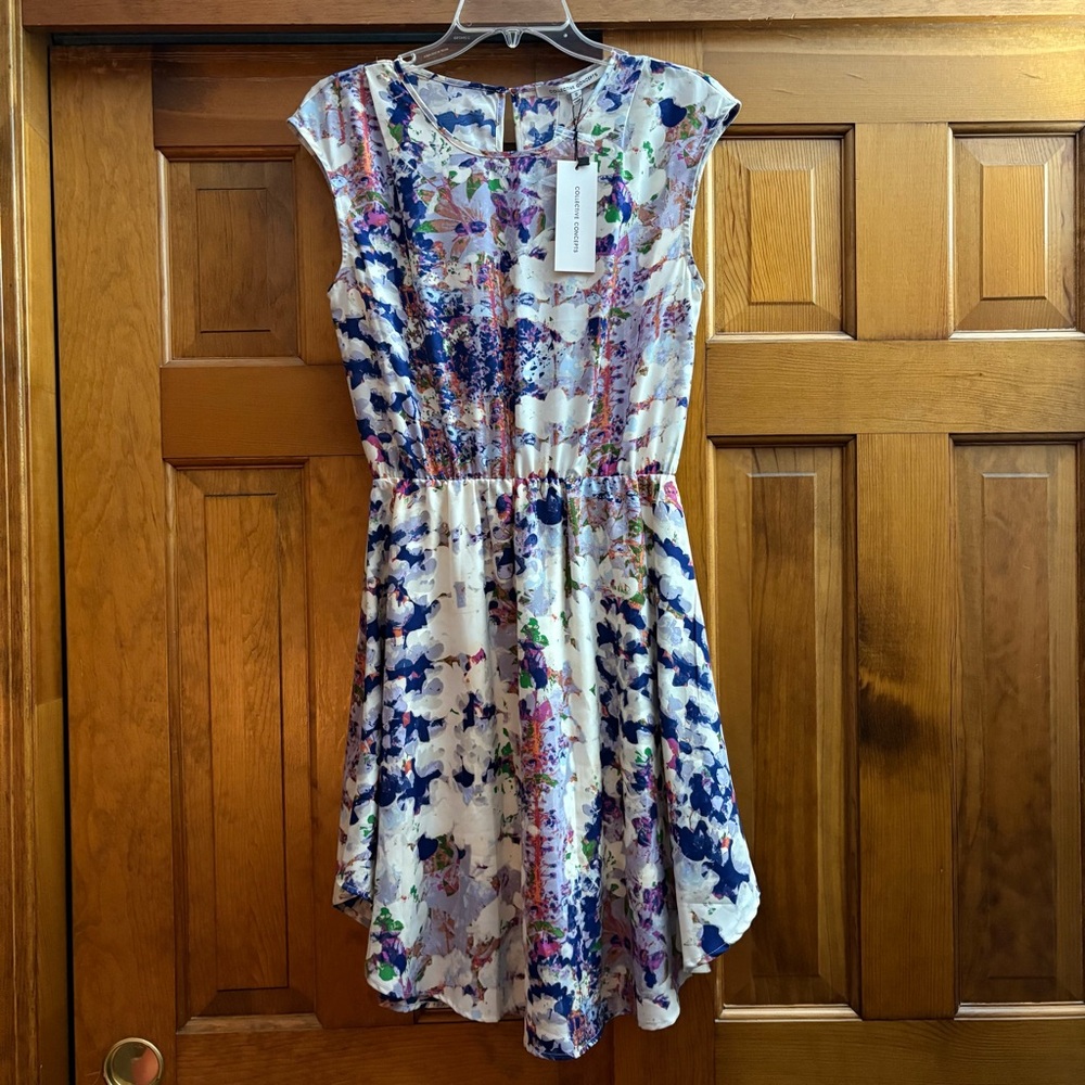 Collective Concepts Multicolor Floral Mini Dress